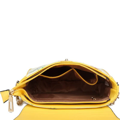 Γυναικεία τσάντα Gloria, Κίτρινο 3