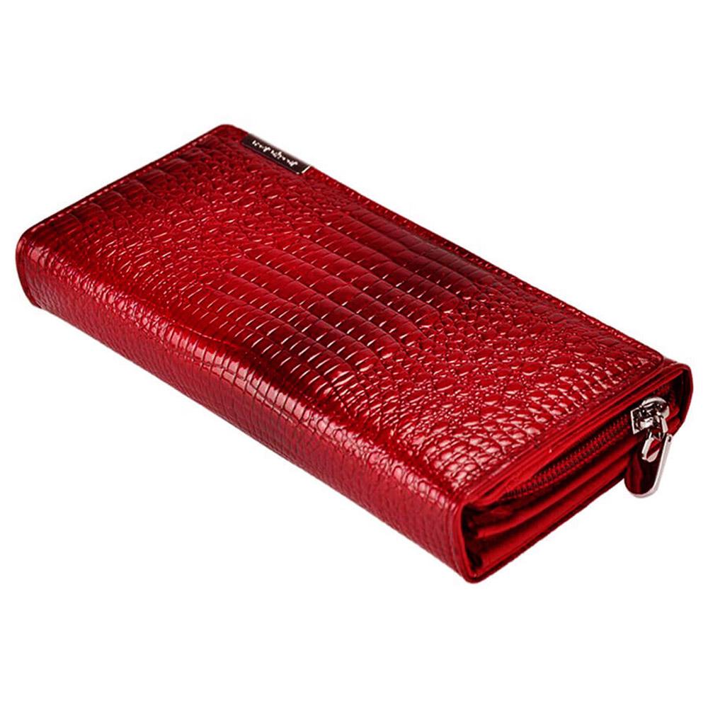 Γυναικείο πορτοφόλι από γνήσιο φυσικό δέρμα GPD171, Κόκκινο 7