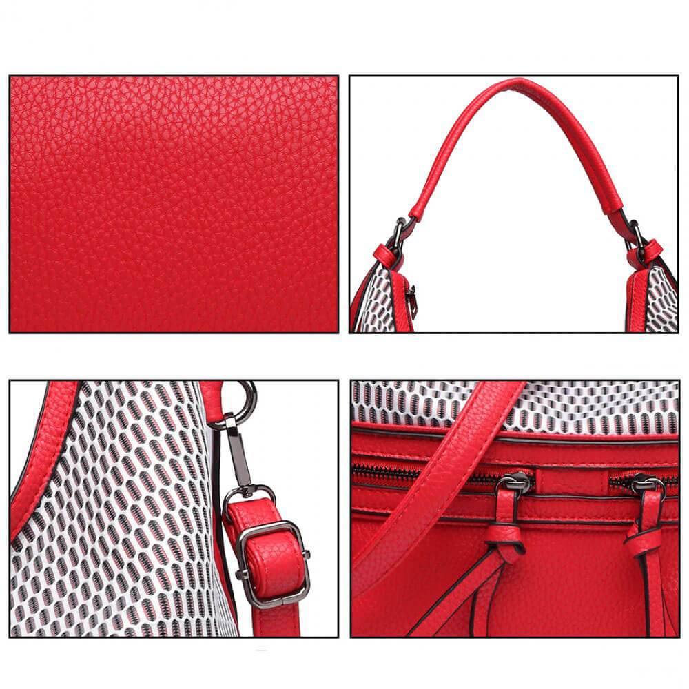 Γυναικεία τσάντα Jessy, Κόκκινο 3