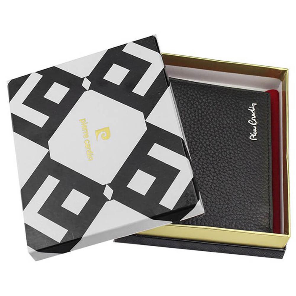 Pierre Cardin | Ανδρικό πορτοφόλι από γνήσιο φυσικό δέρμα GPB316, Μαύρο 5