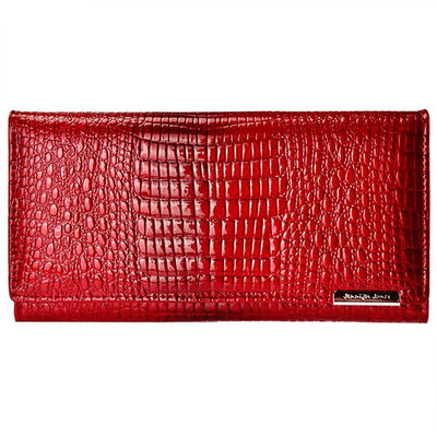 Γυναικείο πορτοφόλι από γνήσιο φυσικό δέρμα GPD171, Κόκκινο 1