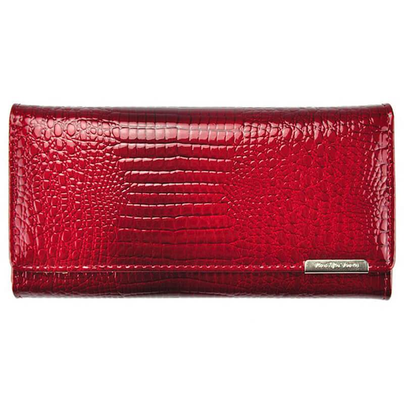 Γυναικείο πορτοφόλι από γνήσιο φυσικό δέρμα GPD192, Κόκκινο 1